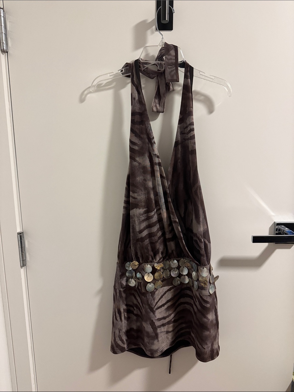 Edikted Malisha Iridescent Printed Mini Dress - Picture 2 of 3